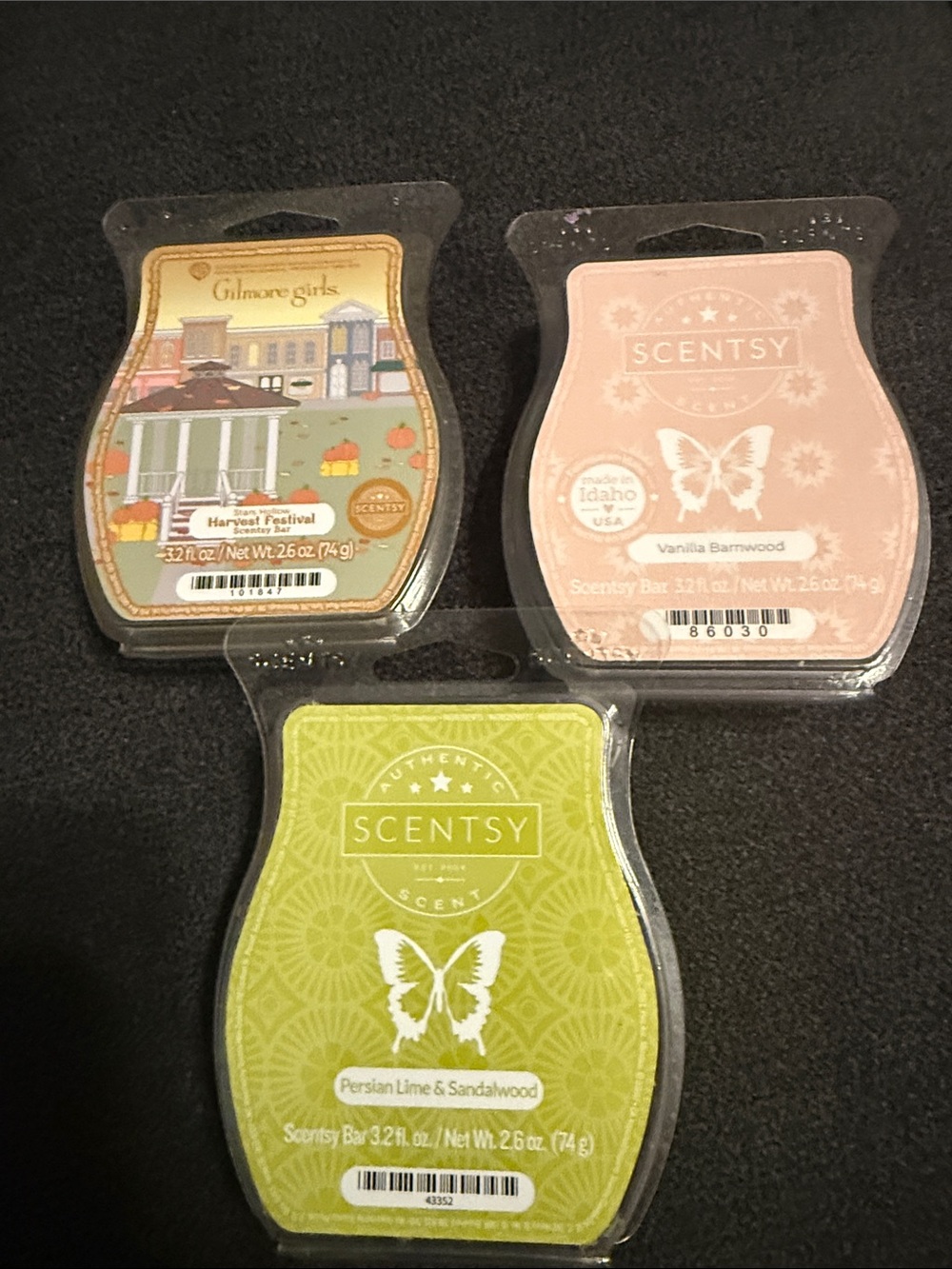 Scentsy Bars lot of 3